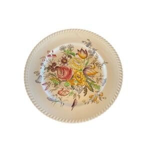 Vintage Johnson Bros Windsor Ware GARDEN BOUQUET 10” Dinner Plate.